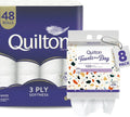 Quilton 3-Ply Toilet Tissue 48 Pack (1 x 48 Rolls)