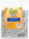 Scrub Daddy Damp Duster Towel - 2 Pack - Traps and Holds Dust, Compressible for Tight Spaces, Reusable and Rinses Clean