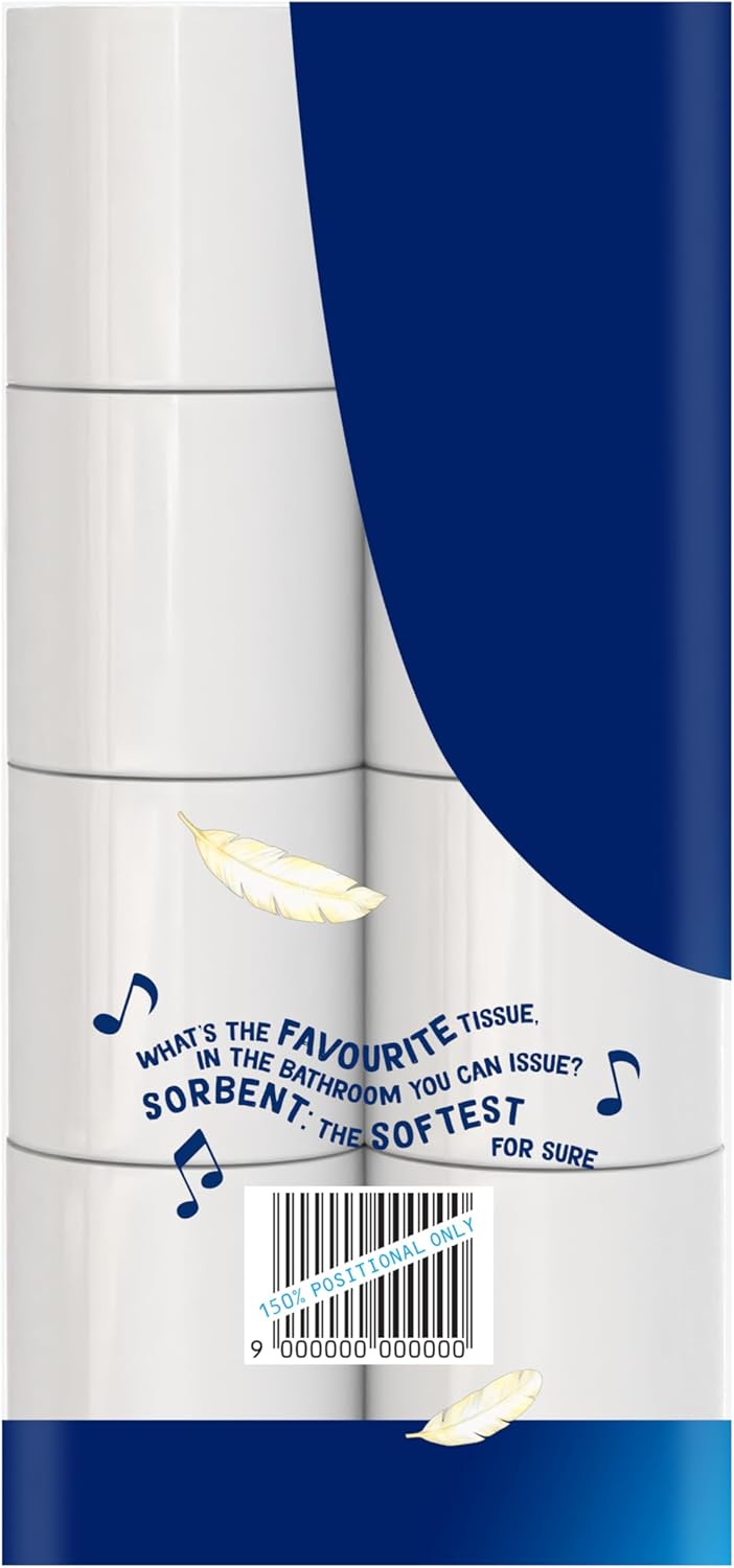 Sorbent 3PLY Silky White Toilet Paper - 32 Pack
