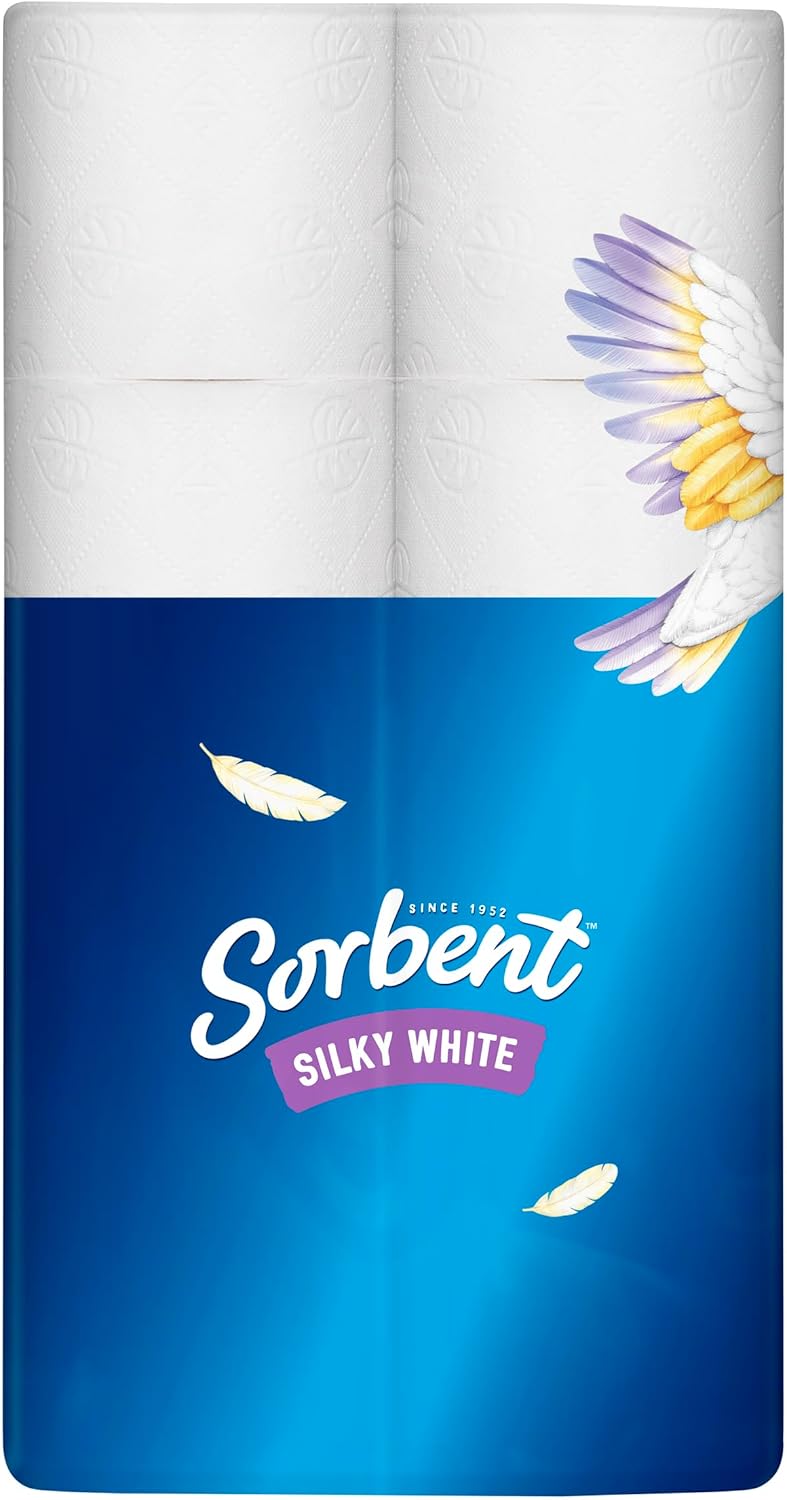 Sorbent 3PLY Silky White Toilet Paper - 32 Pack
