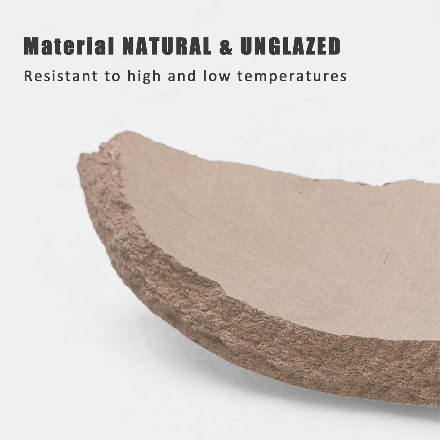 Natural Terracotta Casserole with Lids Clay Pots for Cooking Hot Pot Dolsot Bibimbap and Soup, Unglazed Earthenware Rice Pots (2.64QT/2500ml)