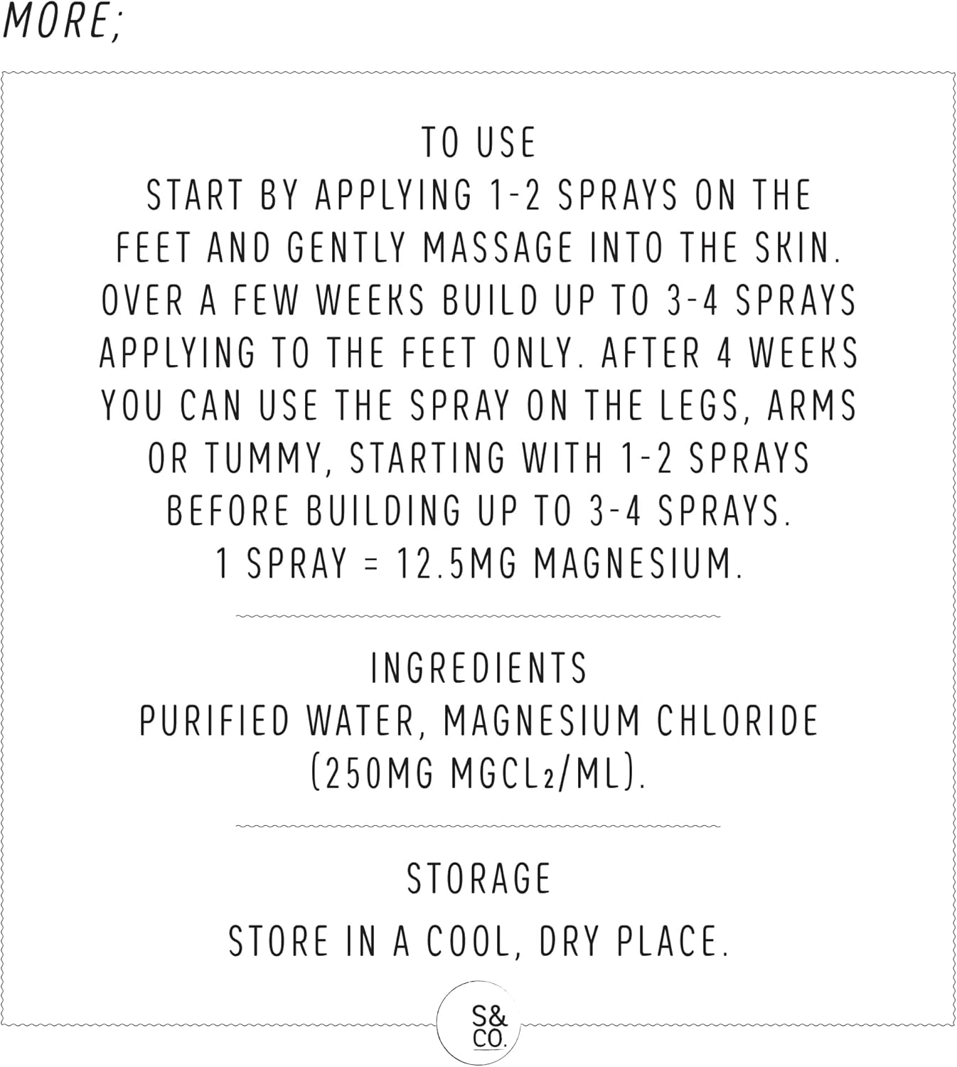 Salts & Co. Kids Sensitive Skin Magnesium Oil Spray 200ml | Gentle, Lightweight & Fast-Absorbing Topical Magnesium Chloride for Daily Use