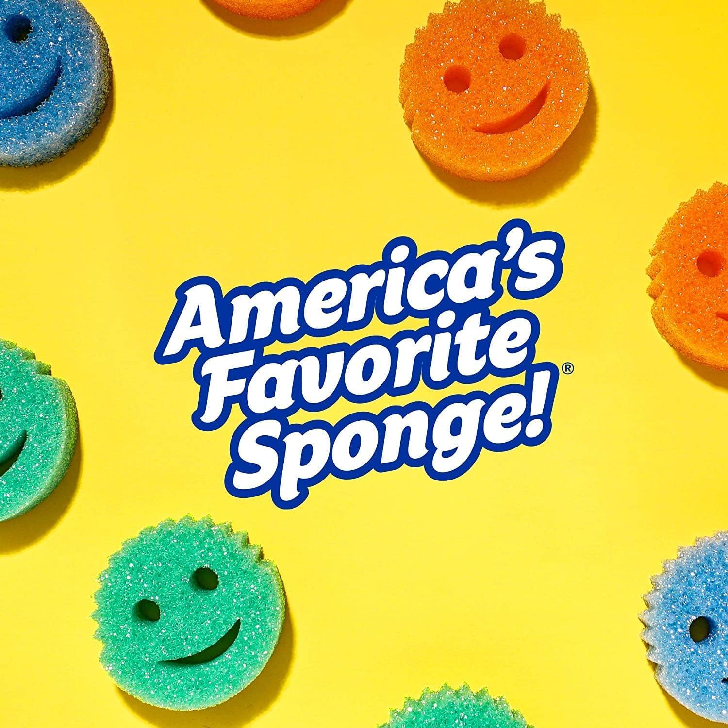 Scrub Daddy Scrub Mommy Aussie Shapes 3 Pack - Limited Edition Grey Koala, Yellow Quokka, Orange Kangaroo - One Side for Scrubbing, The Other for Mopping Up