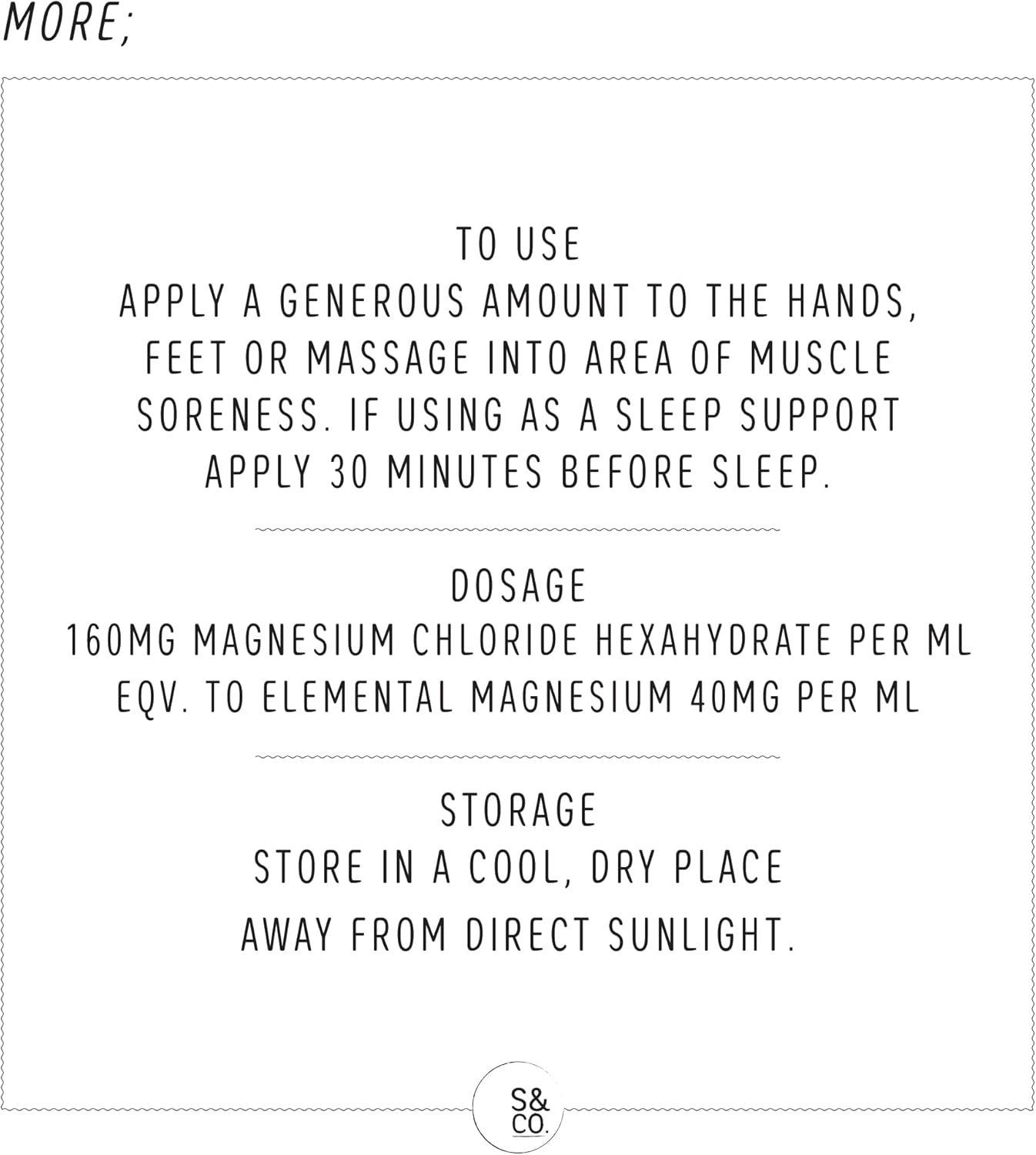 Salts & Co. Magnesium Support Lotion, 125ml - with Lavender & Calming Chamomile